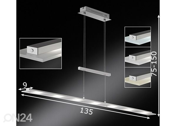 Подвесной светильник Largo LED размеры