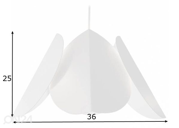 Подвесной светильник Lehmus белый размеры