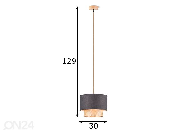 Подвесной светильник Linnen размеры