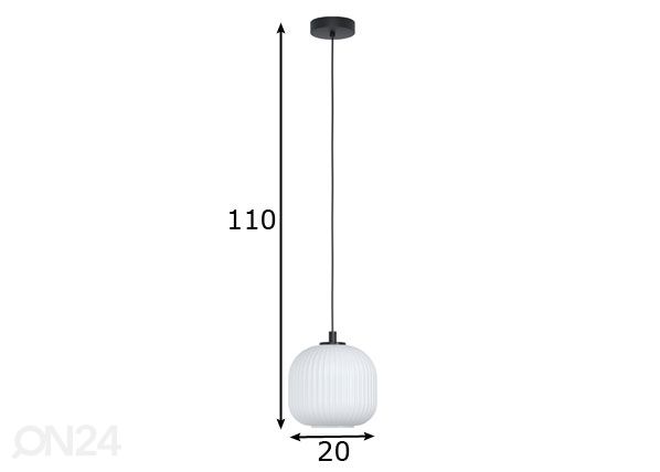 Подвесной светильник Mantunalle размеры