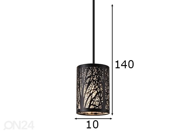 Подвесной светильник Metsä размеры
