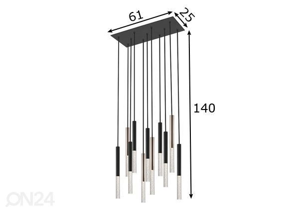 Подвесной светильник One 11L LED размеры