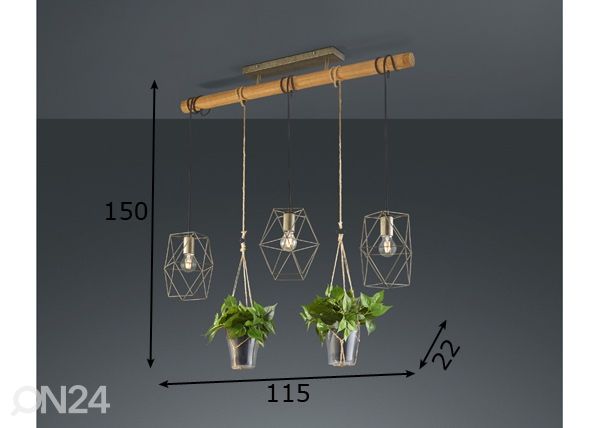 Подвесной светильник Plant 3 размеры