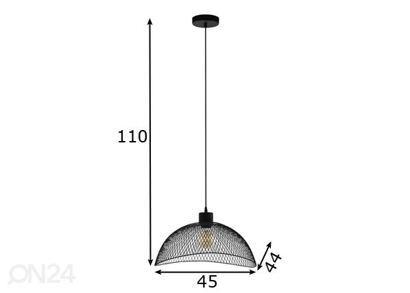 Подвесной светильник Pompeya размеры