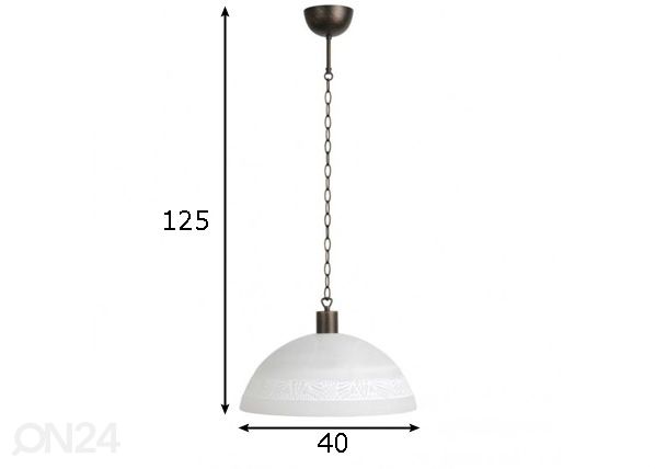 Подвесной светильник Quinto размеры