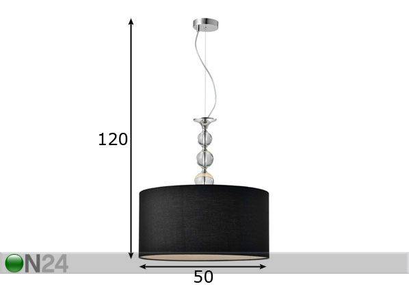 Подвесной светильник Rea Black Ø50 cm размеры