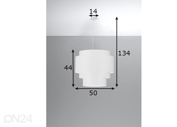 Подвесной светильник Reflexion 50 cm, белый размеры