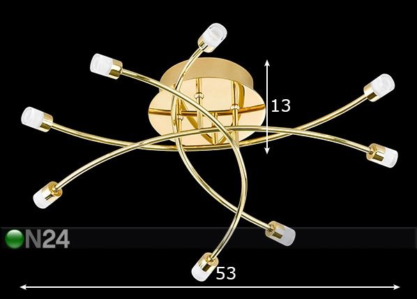 Подвесной светильник Star LED размеры