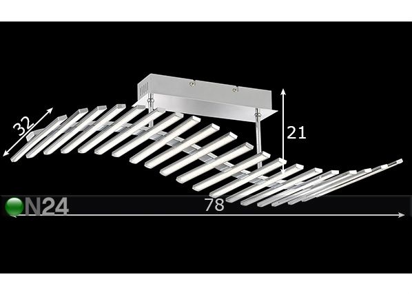 Подвесной светильник Track LED размеры