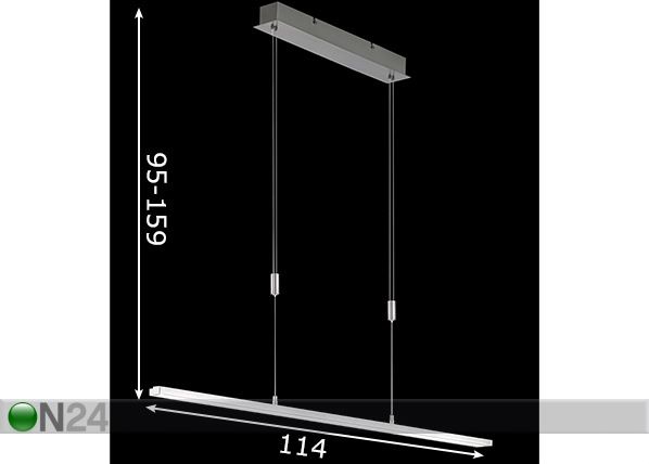 Подвесной светильник Turn LED размеры