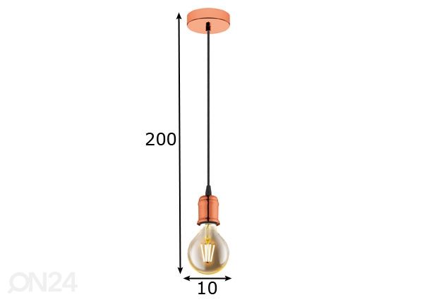 Подвесной светильник Yorth размеры