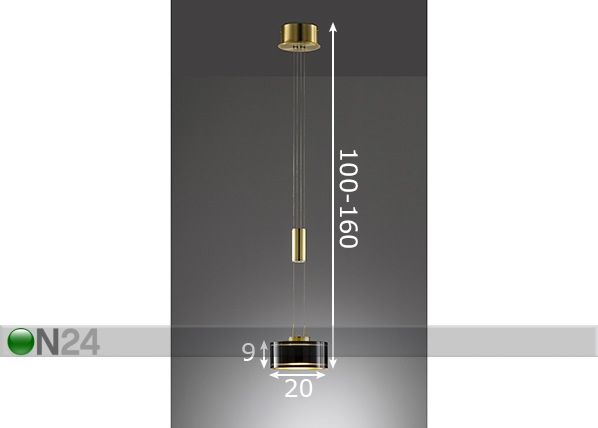 Подвесной LED светильник Lavin размеры
