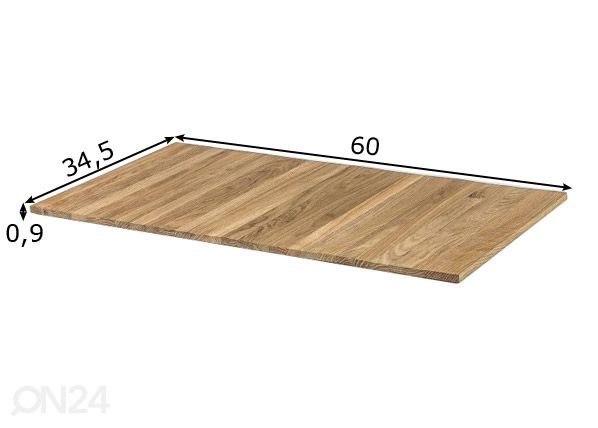 Поднос 60x34,5 cm размеры