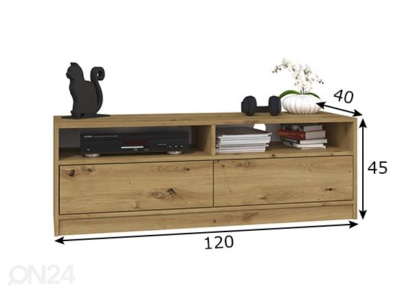 Подставка под ТВ 120 cm размеры