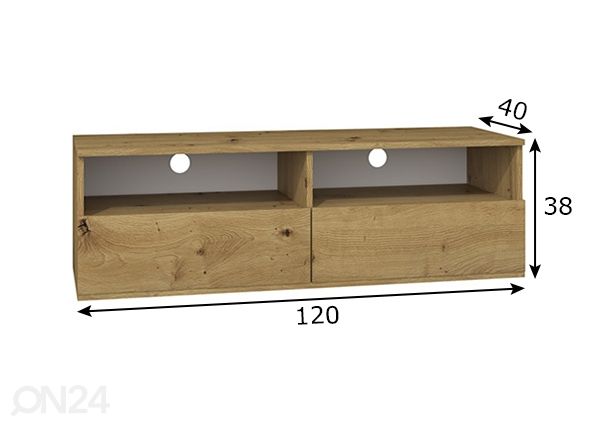 Подставка под ТВ 120 cm размеры