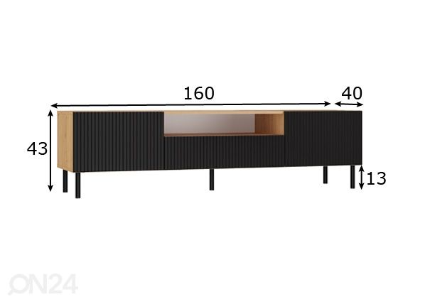 Подставка под ТВ 160 cm размеры