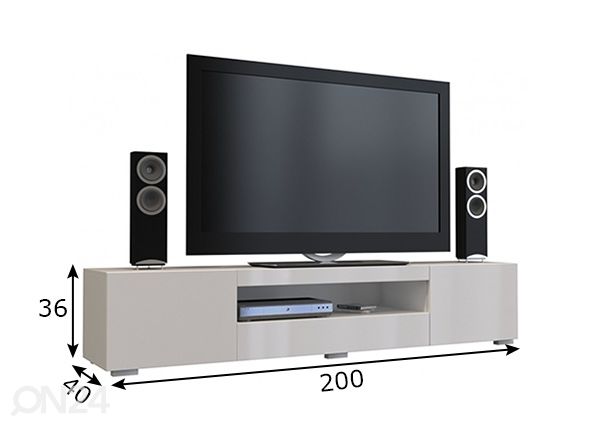 Подставка под ТВ 200 cm размеры