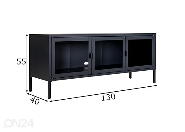 Подставка под ТВ Bunbury 130 cm размеры