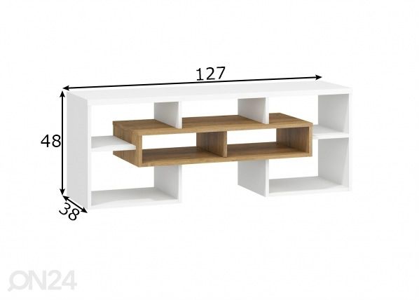 Подставка под ТВ Macroom 127 cm размеры