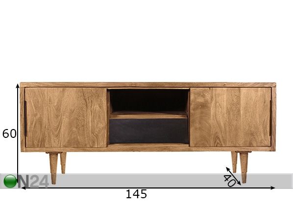 Подставка под ТВ Mid Century 145 cm размеры