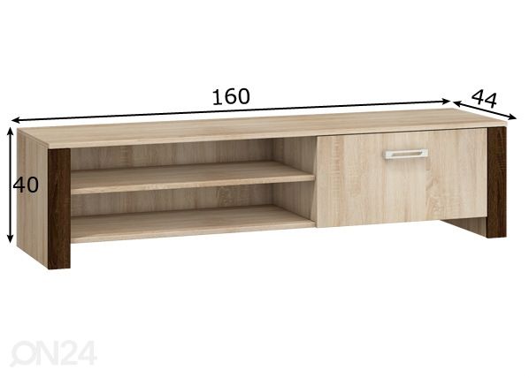 Подставка под ТВ Midleton 160 cm размеры