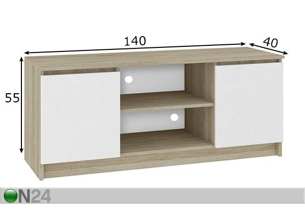 Подставка под ТВ Poznan 140 cm размеры