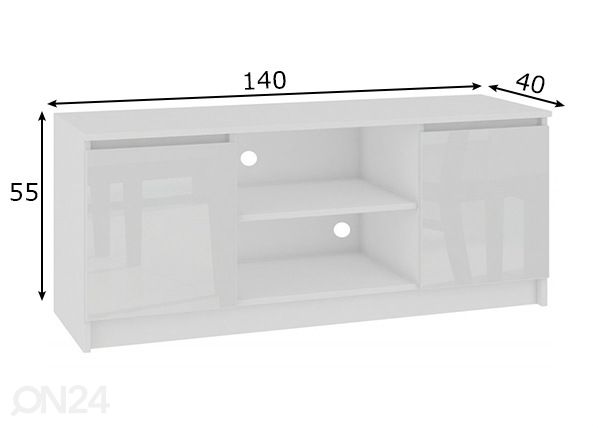 Подставка под ТВ Poznan 140 cm размеры