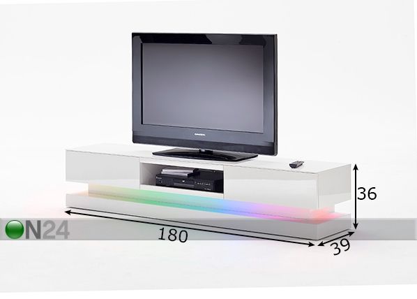 Подставка под ТВ Step + LED размеры