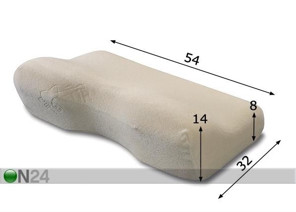 Подушка Tempur Millennium X-Large 54x32 см размеры