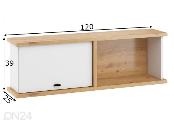 Полка настенная 120 cm размеры