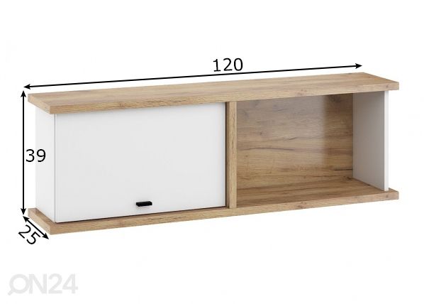 Полка настенная 120 cm размеры
