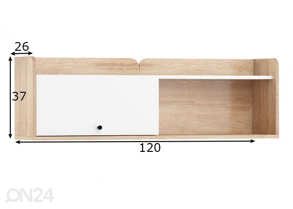 Полка настенная 120 cm размеры