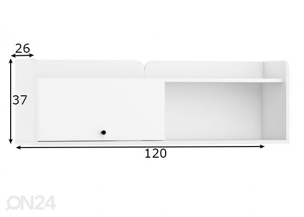 Полка настенная 120 cm размеры