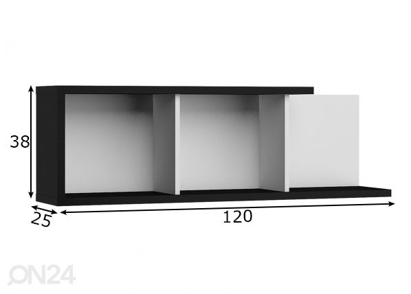 Полка настенная 120 cm размеры