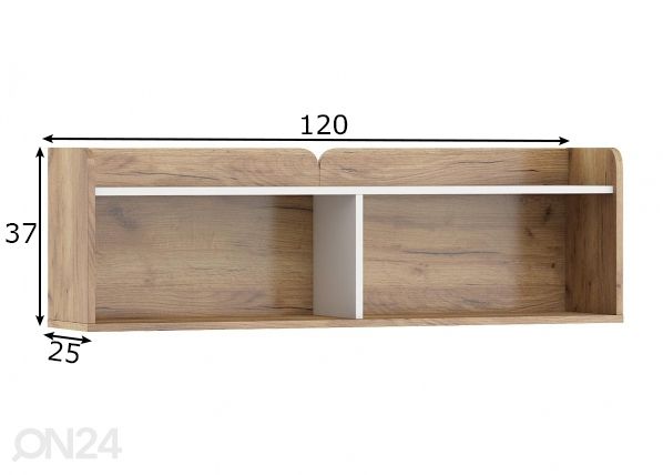 Полка настенная 120 cm размеры