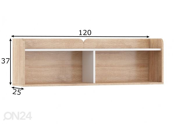 Полка настенная 120 cm размеры
