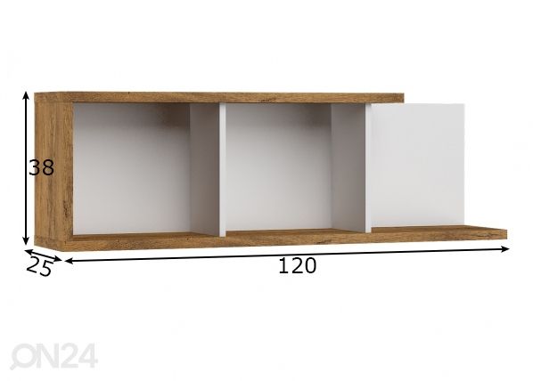 Полка настенная 120 cm размеры