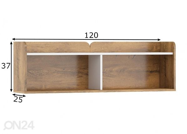 Полка настенная 120 cm размеры
