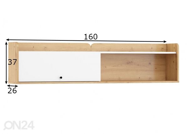 Полка настенная 160 cm размеры