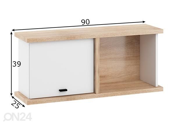 Полка настенная 90 cm размеры