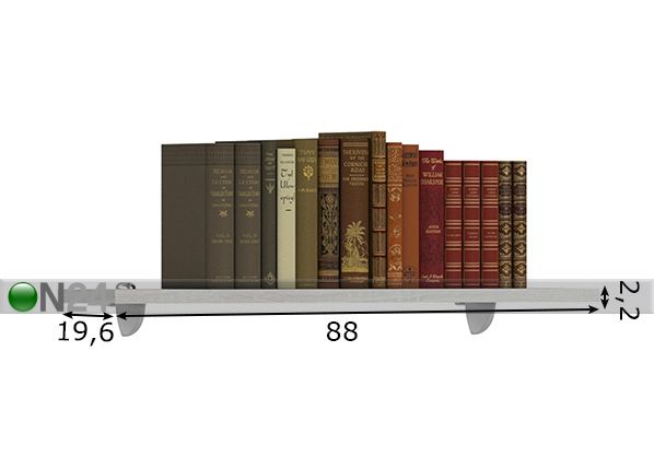 Полка настенная Florencia 88 cm размеры