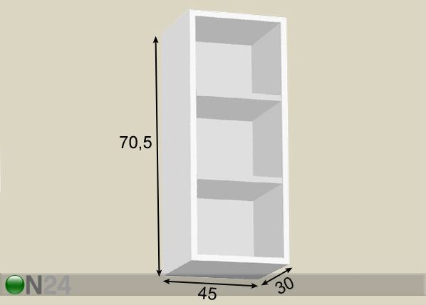 Полка 45 cm размеры