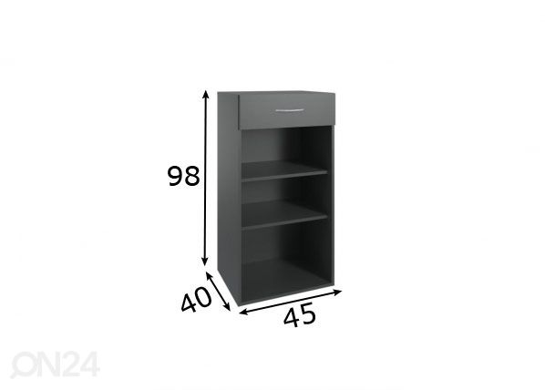 Полка MRK 341 45 cm размеры