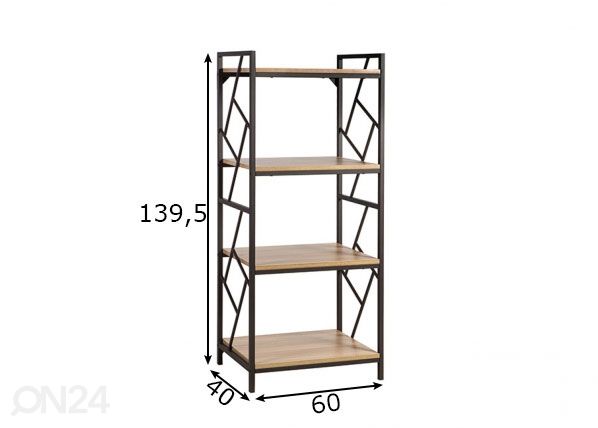 Полка Study 4 размеры