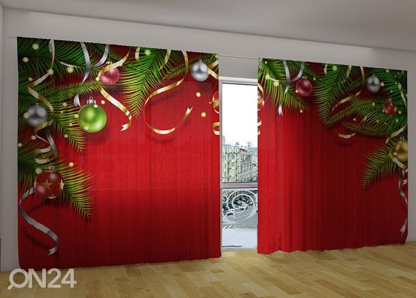 Полузатемняющая штора Christmas magic 360x230 cm