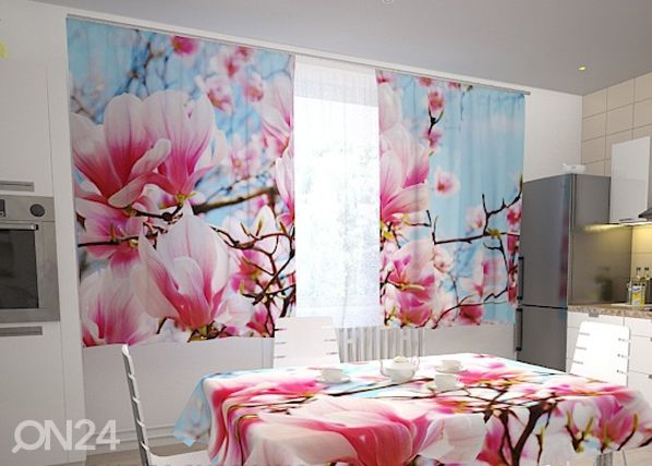 Полузатемняющая штора Magnolias 200x120 см