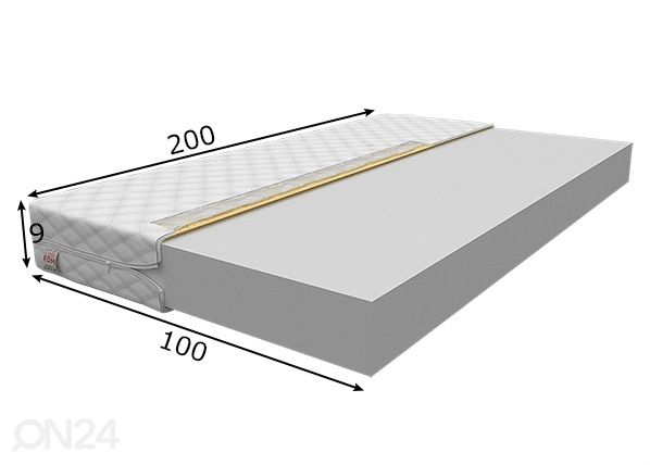 Поролоновый матрас 100x200 cm размеры