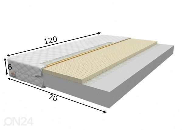 Поролоновый матрас 70x120 cm размеры