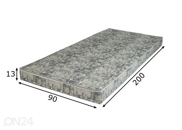 Поролоновый матрас Hypnos Juno 70 90x200x13 cm размеры