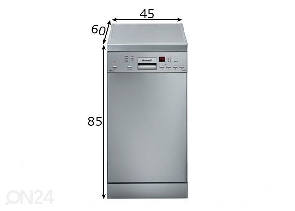 Посудомоечная машина Brandt DFS1010X размеры